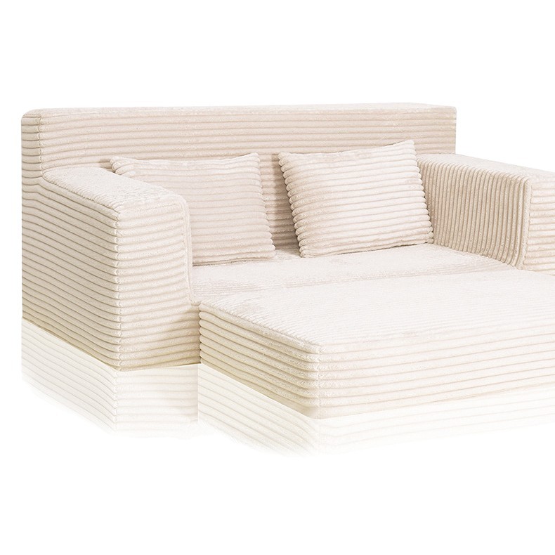 Customized cross-border Amazon compressed straight-row double-bed sofa bed, simple module, home living room and bedroom suitable for lying sofa Application Scenario