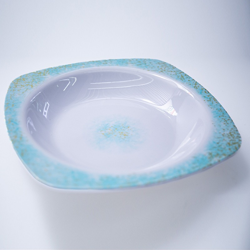 A high-end imitation porcelain housewarming gift set of bowls, plates, kitchenware, complete sets of bowls, plates and tableware for home use Application Scenario