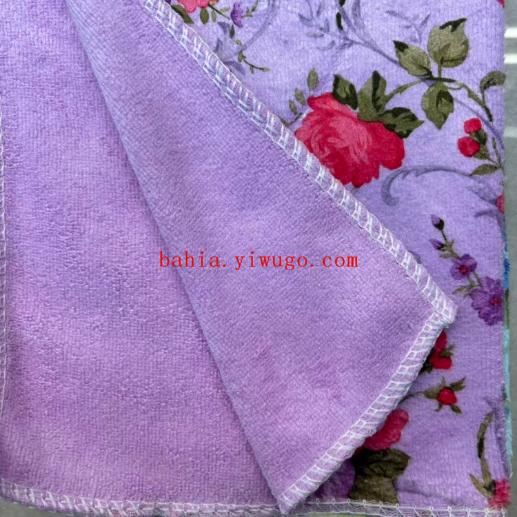 Digital printed cloth, 30*30cm, dishwashing cloth, degreasing and cleaning cloth, scouring pad Application Scenario