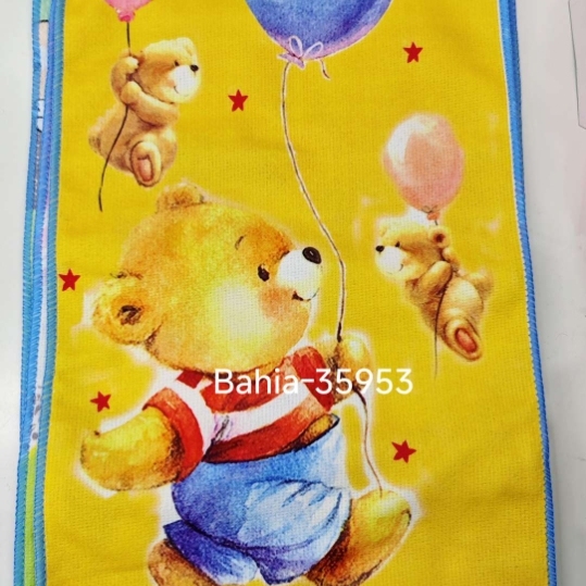 超细纤维印花儿童口水巾汗巾毛巾擦手巾Bahia