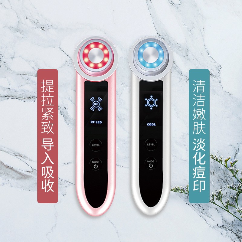 Home facial microcurrent lifting, beauty and firming device, facial cold and hot ultrasonic infusion device, medical equipment