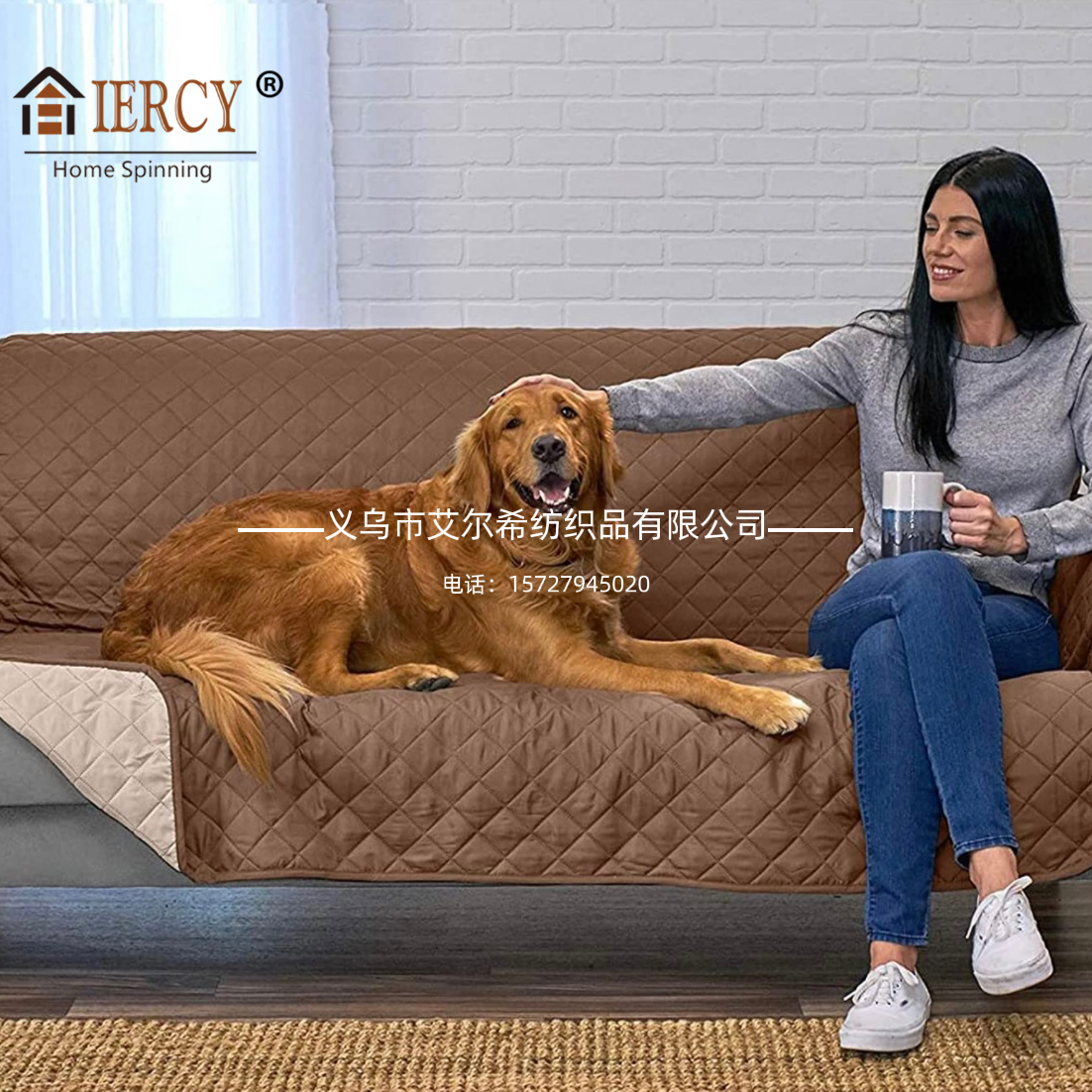 【 Elsie 】 Cross-border wholesale sofa cover pet mat Sofa cover waterproof, wear-resistant, dual-purpose for pets, anti-bite