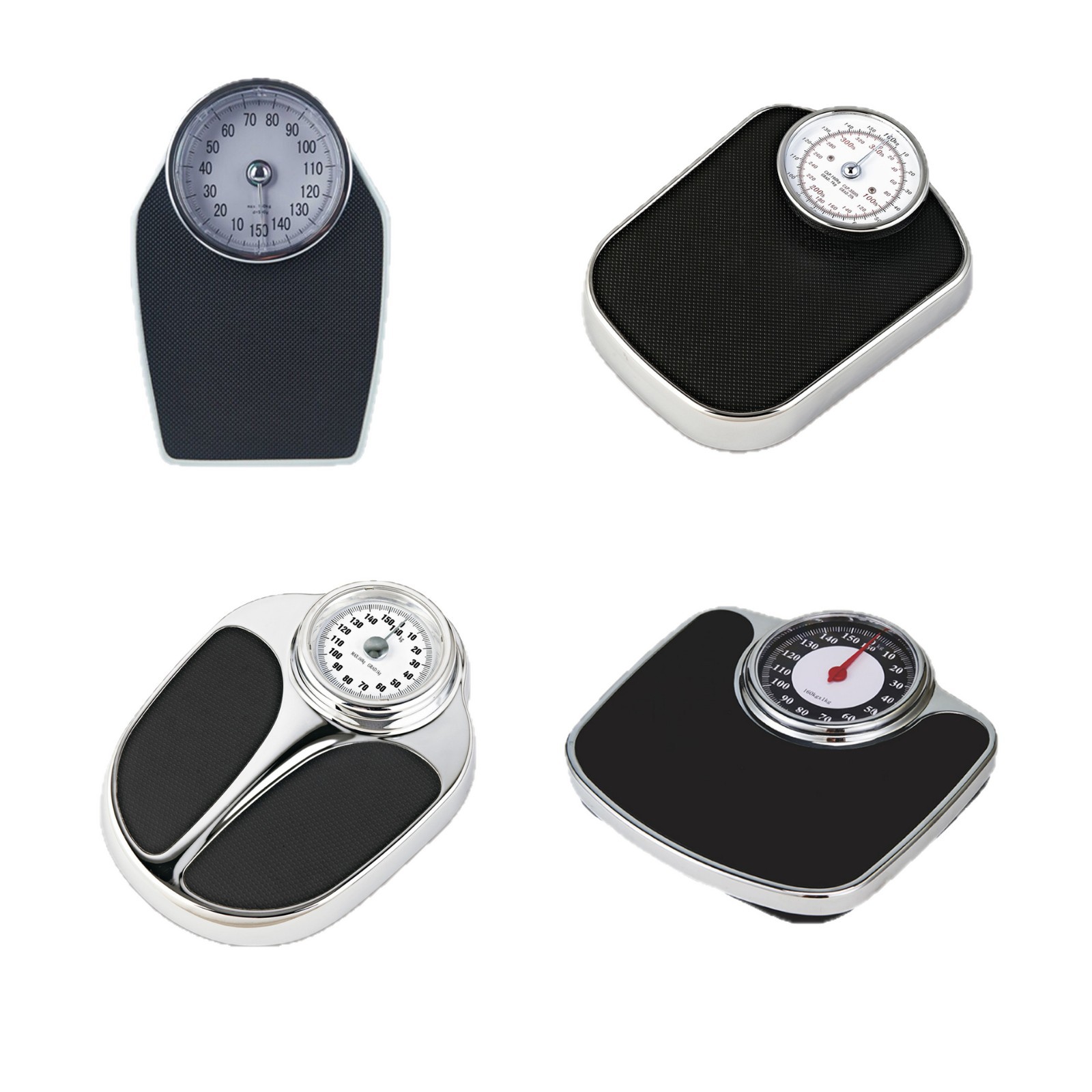 Pointer-type mechanical spring body scale, 160-kilogram health scale, anti-slip weighing scale, physical examination scale Specification drawing