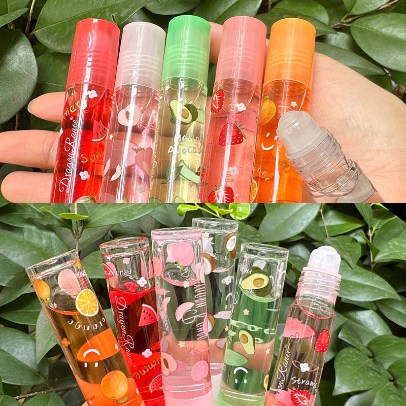 Fruit water lip gloss, glass lip gloss, transparent liquid, long-lasting luster, moisturizing and transparent Application Scenario