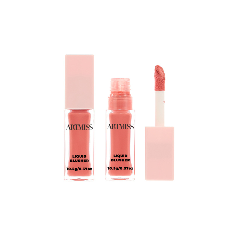 Atomic Kitten Two-color gradient Blush naturally brightens the purple-blue effect contour modification effect
