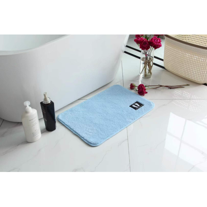 Straight plush thickened floor mat carpet, simple kitchen and bathroom door mat, bathroom anti-slip mat, absorbent foot mat Application Scenario
