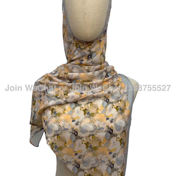 新品面料头巾 印花女性围巾 帽子 斗篷设计 穆斯林方便帽子