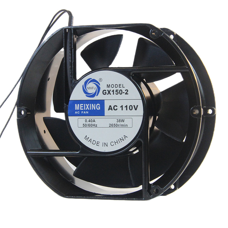 GX150-2 AC 110V ball bearing axial flow fan 17251 heat dissipation and cooling fan exhaust fan Specification image