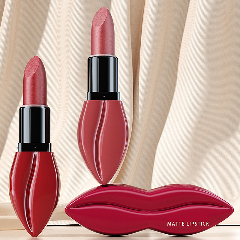 10-color vegan matte lipstick with moisturizing formula, smooth application, full coverage, and customizable logo available Application Scenario