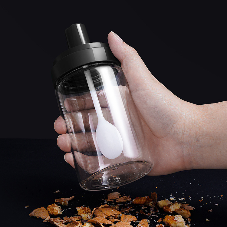Xinmeiya's new European-style glass seasoning jar set, seasoning jars, household seasoning jars, easy-to-store seasoning jars