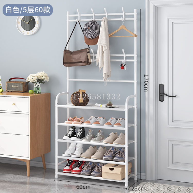 Alta calidad lanchonete rack zapato rack rack de bolsa de colgante integrado para el hogar zapato rack de sombrero sala de estar colgador fácil rack de almacenamiento