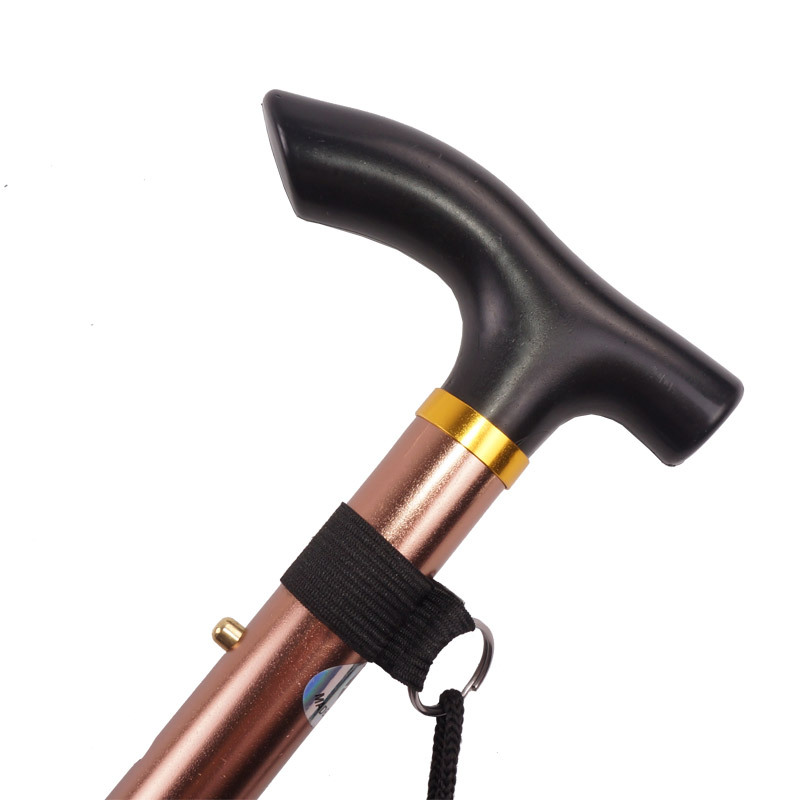 Aluminum alloy folding walking stick, telescopic hiking stick, anti-slip walking stick, elderly walking stick Specification drawing