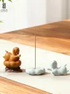 Lu Baoma's new ceramic tea pet decoration for the Year of the Horse, a dual-purpose incense stick, is a gift and souvenir. It's a cultural and creative ceramic that will win right away Item Picture