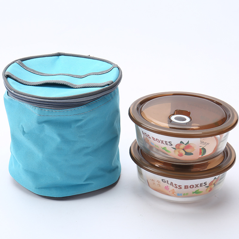 New hot water glass food preservation bowls, lunch boxes, microwave oven firebird insulated bags, jewelry store event gifts