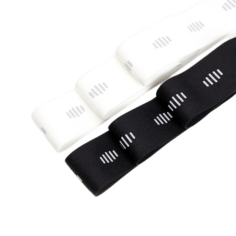 个性化定制反光logo松紧织带DIY户外产品辅料高亮反光厂家批发