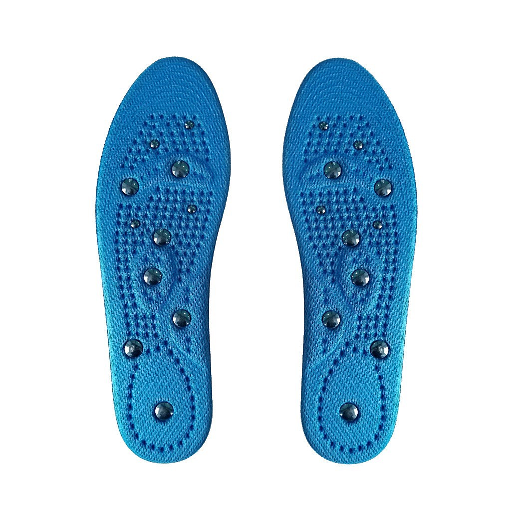Magnetic insoles for both men and women, breathable insoles for running, sports, shock absorption, foot massage and massage. Women's insoles can be cut for health preservation Item Picture