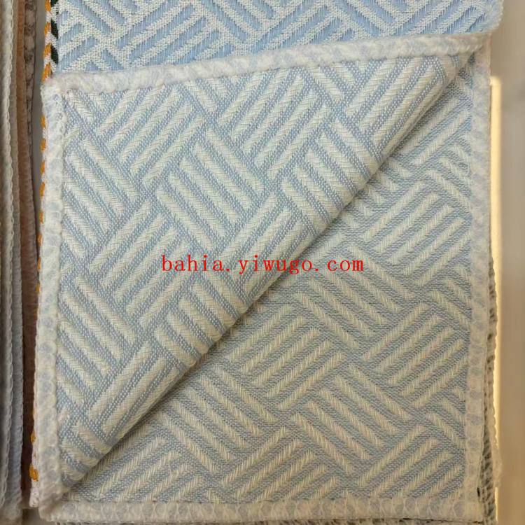 5-piece diagonal striped diamond-shaped dishcloths for stain removal and oil absorption, scouring pads for kitchenware and stove cleaning, bahia Item Picture