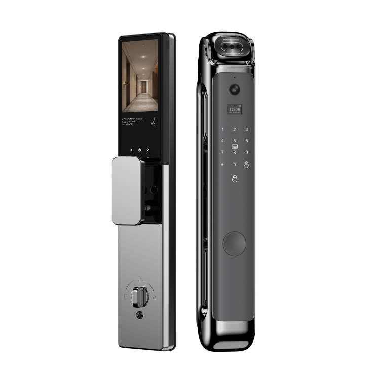 Tuya Tongtong smart Lock, fingerprint lock, household entrance door lock, electronic lock, remote card swiping, facial recognition and password lock details Picture