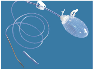 A disposable wound drainage negative pressure drainage device for foreign trade with a needle tube sleeve and polyvinyl chloride drainage system Item Picture