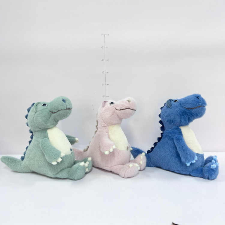 New best-selling foreign trade products: Fire-breathing dragon, Pterosaur, flying dinosaur figurines, cute mink hair, long-haired dragon plush toys Specification image