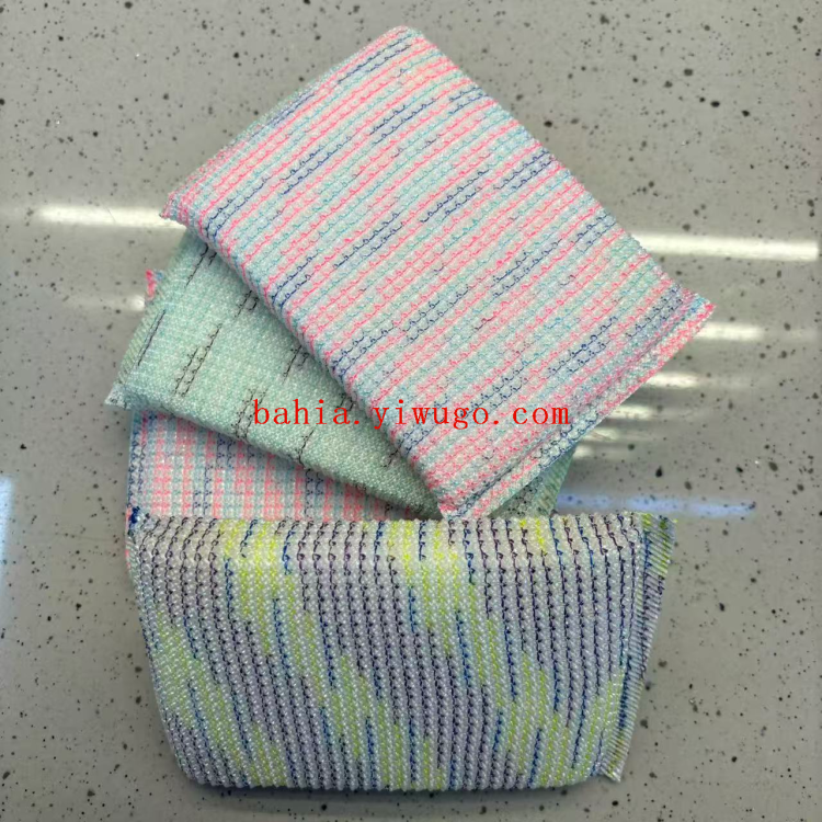 4 pieces of kitchen cleaning and degreasing dishcloths, various styles of scouring pads, pot scrubbing sponges, and cleaning cloths bahia Application Scenario