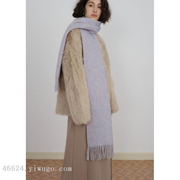 Cross-border scarf wholesale e-commerce live streaming supply chain supply of new 68 wool series wool candy scarves in stock