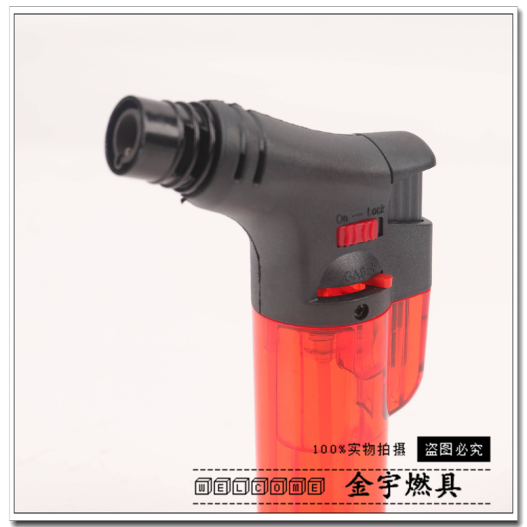 防风直冲可充气创意个性雪茄高温焊枪喷枪打火机 气体电子点火器