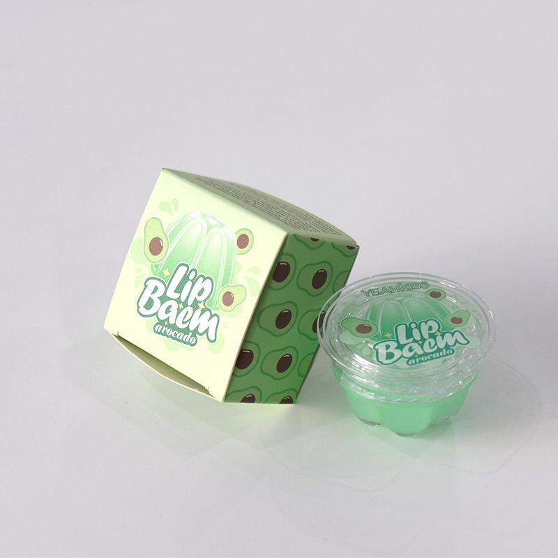 Matte moisturizing lip balm locks in moisture lip oil, candy-colored jelly texture mirror-like smooth glass lip gloss cream
