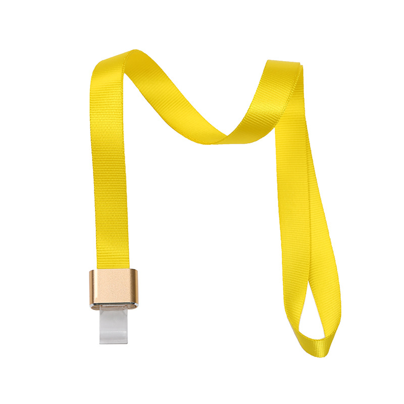 Venta directa de fábrica 1.5cm cordón de broche hebilla integral hebilla de plástico tarjeta de identificación tarjeta de exposición cordón de trabajo al por mayor