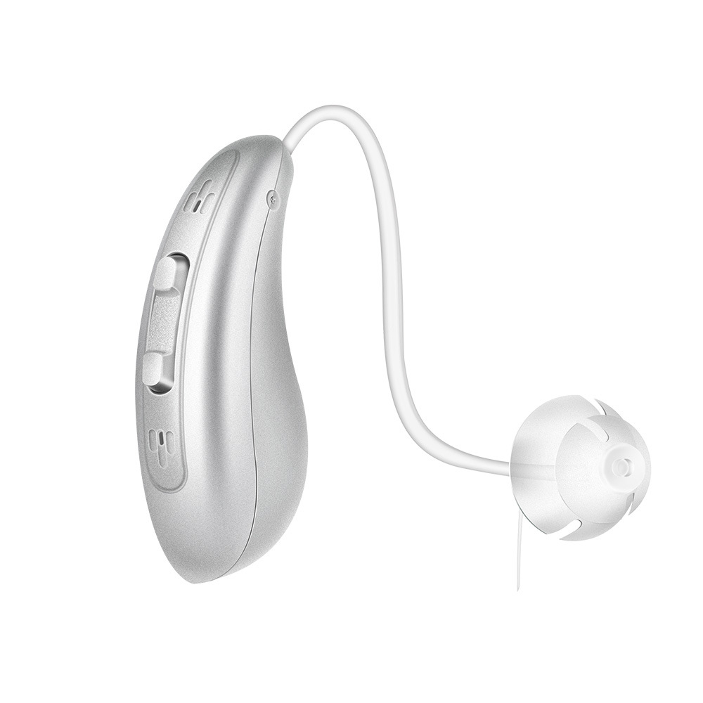 JH-D26A digital hearing Aid for back-of-ear deafness, air duct, elderly voice amplifier, earplug type sound collector Item Picture