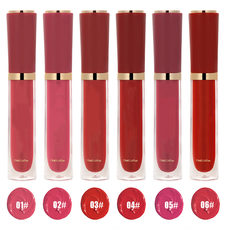 High-quality OEM/ODM factory custom wholesale, small-batch personalized customization, long-lasting waterproof, moisturizing, matte herbal mineral liquid lip gloss