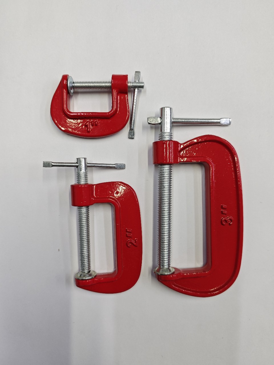 厂家批发新款木工夹 五金工具美式木工夹 C型F型快速固定夹具3pc产品图