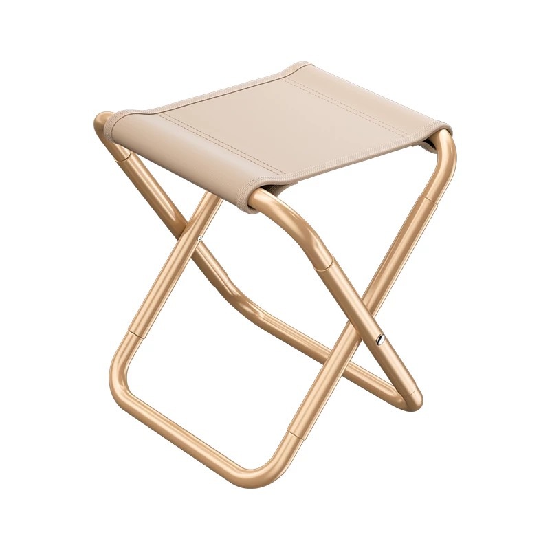 Outdoor folding stool, portable small stool, travel, leisure, camping, picnic, barbecue, fishing chair, full folding stool, pen case Application Scenario