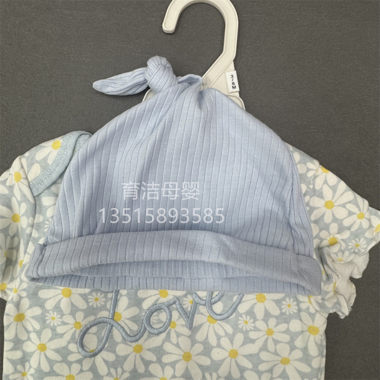 Conjuntos de 3 piezas ropa de bebé conjuntos de sombreros de bebé bolsas de bebé pedos de bebé pantalones de bebé productos de bebé comercio exterior al por mayor