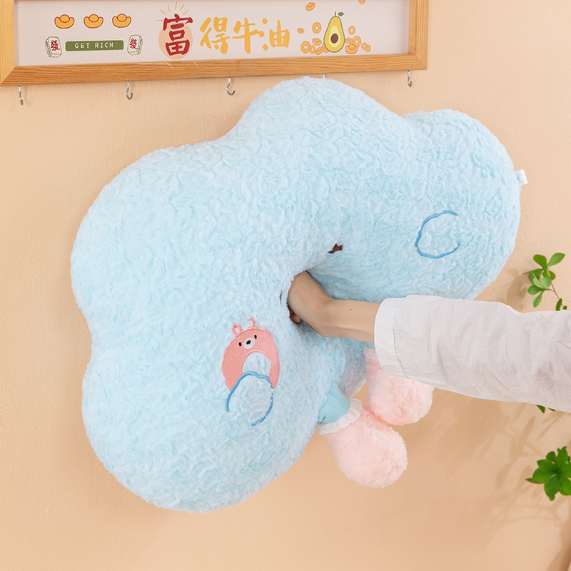 "Run Run Cloud Pillow, Mood Cloud Doll, Nap pillow, sofa pillow, Bedside doll, Chair cushion. details Picture