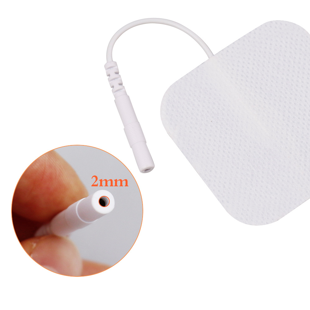 Cross-border exclusive non-woven fabric physiotherapy electrode sheets, multi-specification needle-type self-adhesive electrode sheets, physiotherapy massage electrode patches Specification drawing