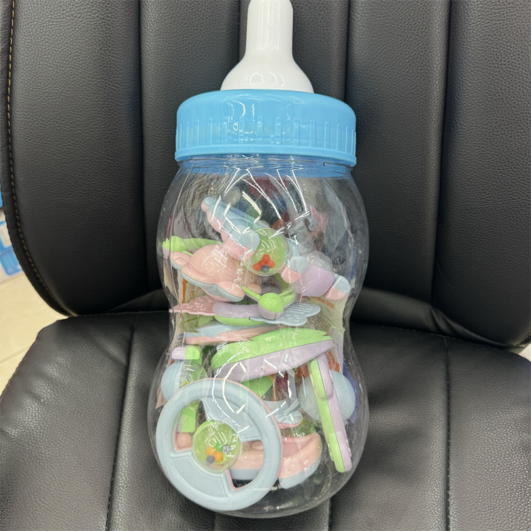 宝宝摇铃婴儿0-1岁新生儿手摇铃早教益智牙胶摇铃套装产品图