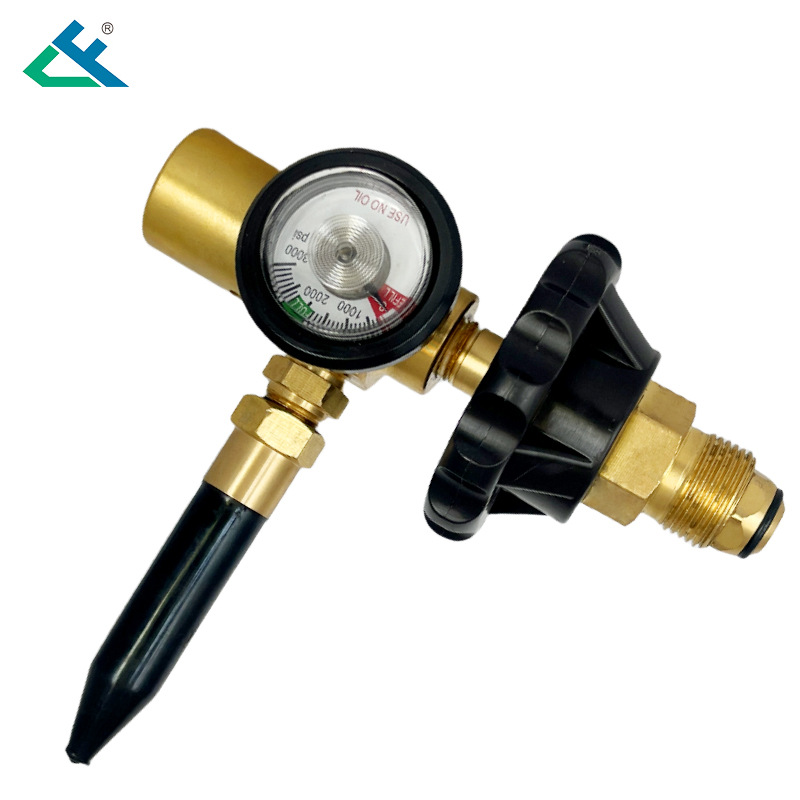 The manufacturer supplies balloon inflation equipment with gauges, inflation valves, pressure reducing valves and helium gas inflation ball pressure reducing instruments Application Scenario