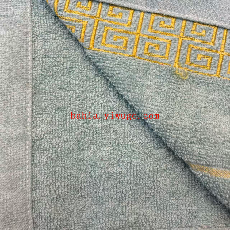 毛巾/白色全棉浴巾/纯棉浴巾/毛巾婴儿无袖卡通/圣诞浴室毛巾白底实物图