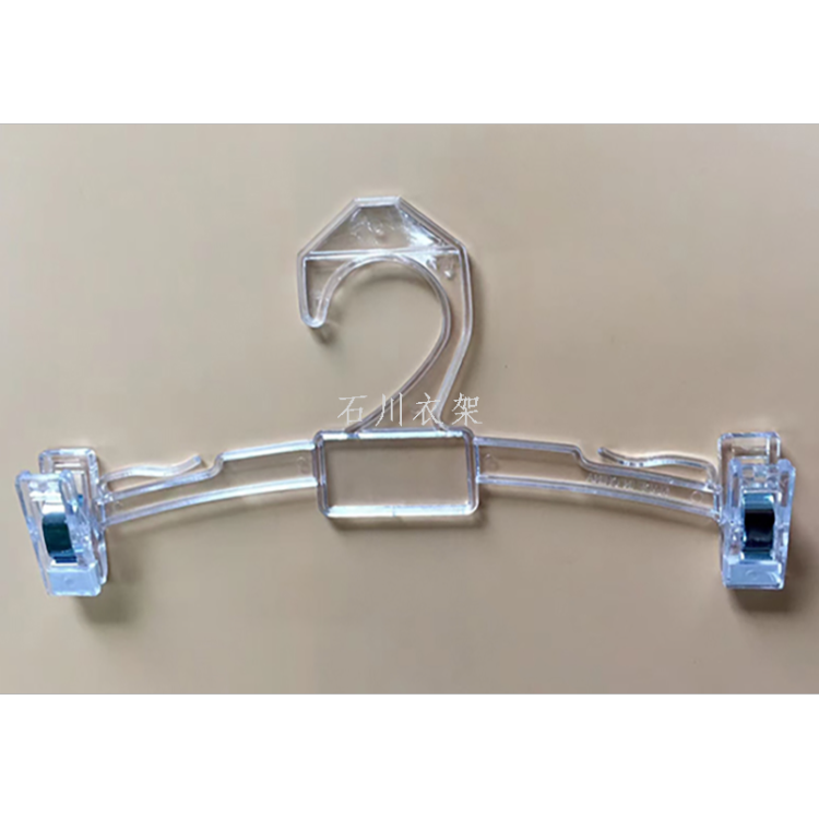 外贸厂家直销防滑无痕带夹内衣架塑料透明文胸架内裤架内衣店专用