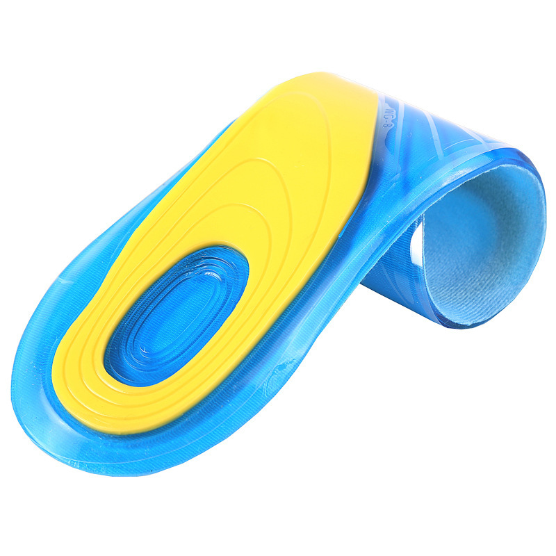 SEBS elastic thickened sports insoles, silicone GEL breathable shock-absorbing air cushion, soft shock-absorbing blister box for men and women Specification drawing