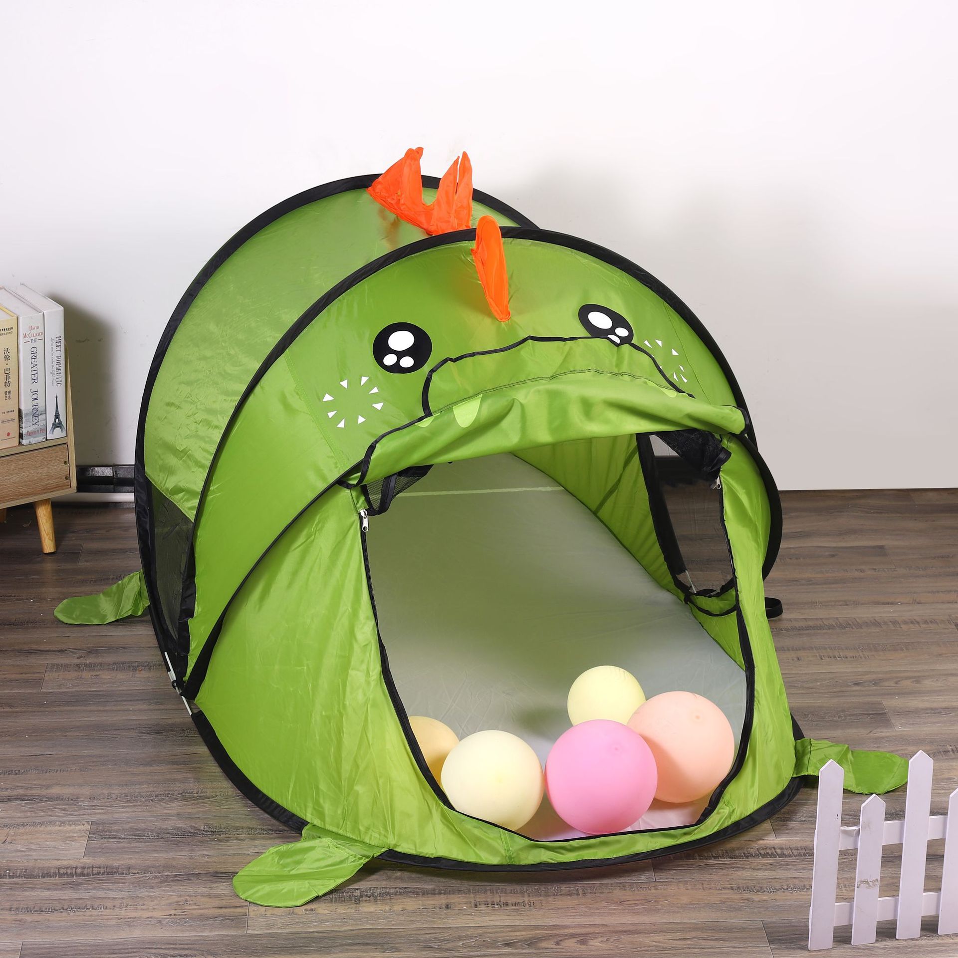 儿童帐篷卡通城堡恐龙男孩游戏屋折叠海洋球池游戏围栏恐龙帐篷