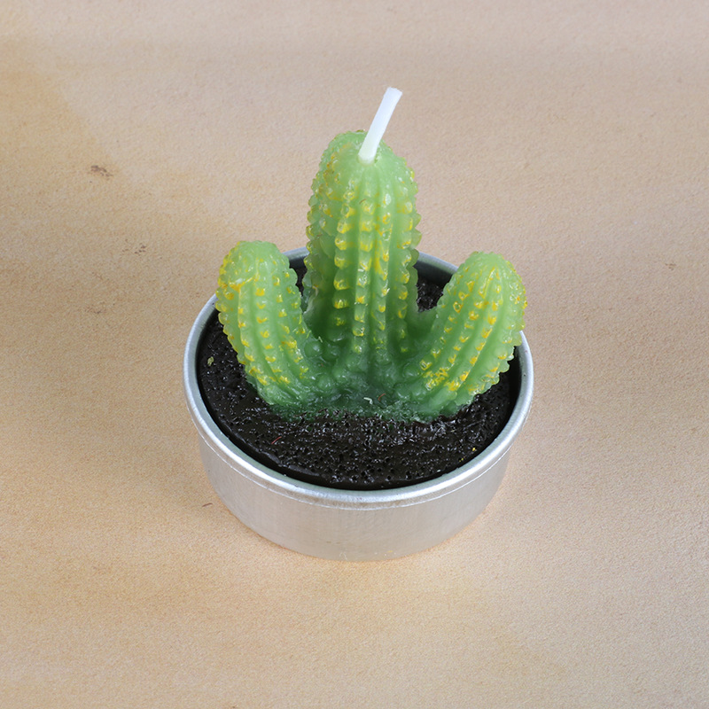 A new cross-border simulation of succulent plant candles, rose candles, 44 product combinations, and special-shaped paraffin candles Item Picture