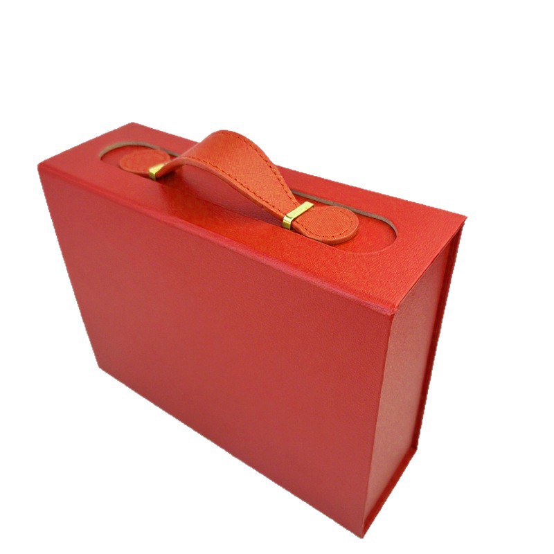 Wholesale of one-piece flip-top folding gift boxes for foreign trade, high-end printed wine gift boxes, packaging boxes and gift boxes Application Scenario