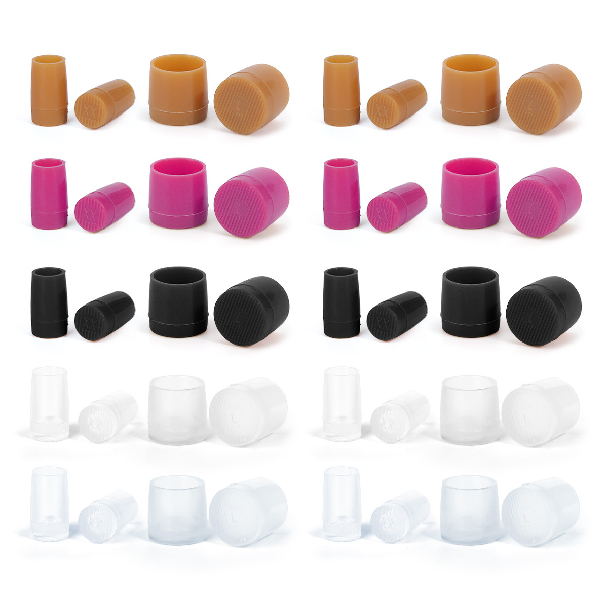 Heel cover for high heels: silent, wear-resistant, anti-slip, sound-absorbing, transparent, anti-wear, fine heel, anti-abnormal noise, and heel protection cover Specification drawing