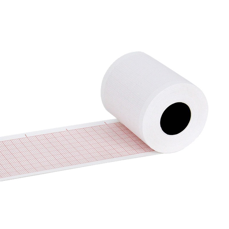 Cross-border exclusive supply of 80mm*20mm thermal paper for electrocardiogram (ECG) drawings, dedicated ECG machine drawings, ECG printing paper Specification drawing