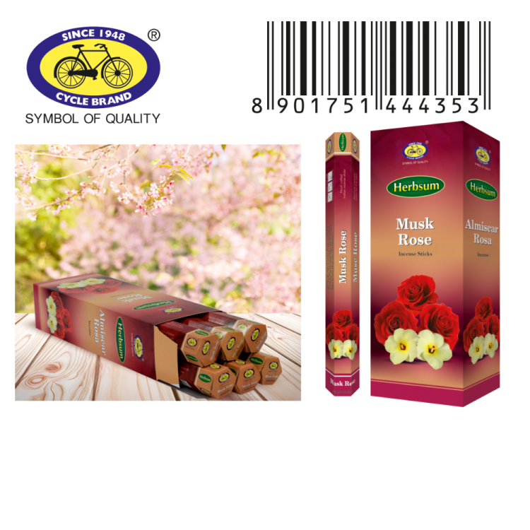 进口印度香塔香瑜伽线香HB113-Musk Rose.