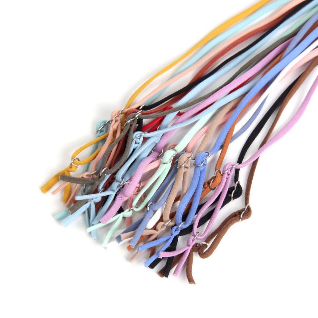 Nylon high-elasticity semi-circular oil core straps, finished shoulder straps, 8-ring alloy buckle underwear straps, shoulder straps, elastic bands, webbing