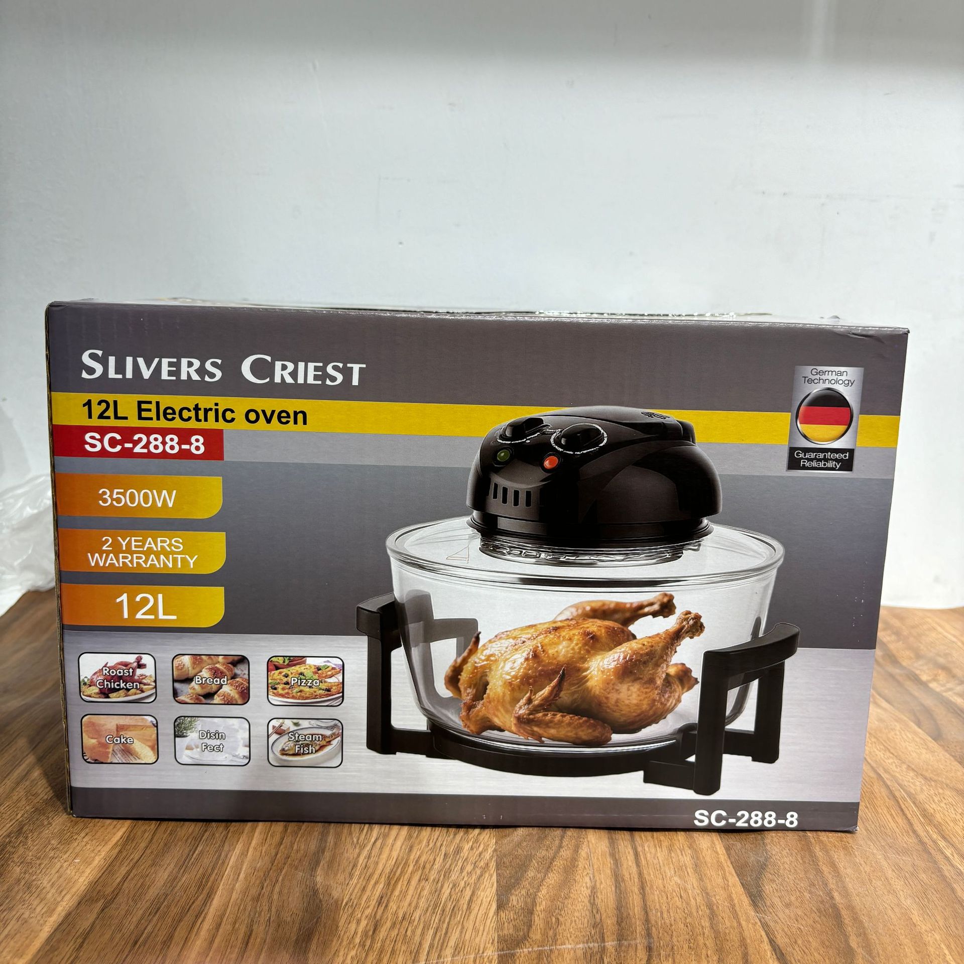 电烤箱/空气炸锅/烤箱/烤箱ASEL/空气炸锅吸铁石白底实物图