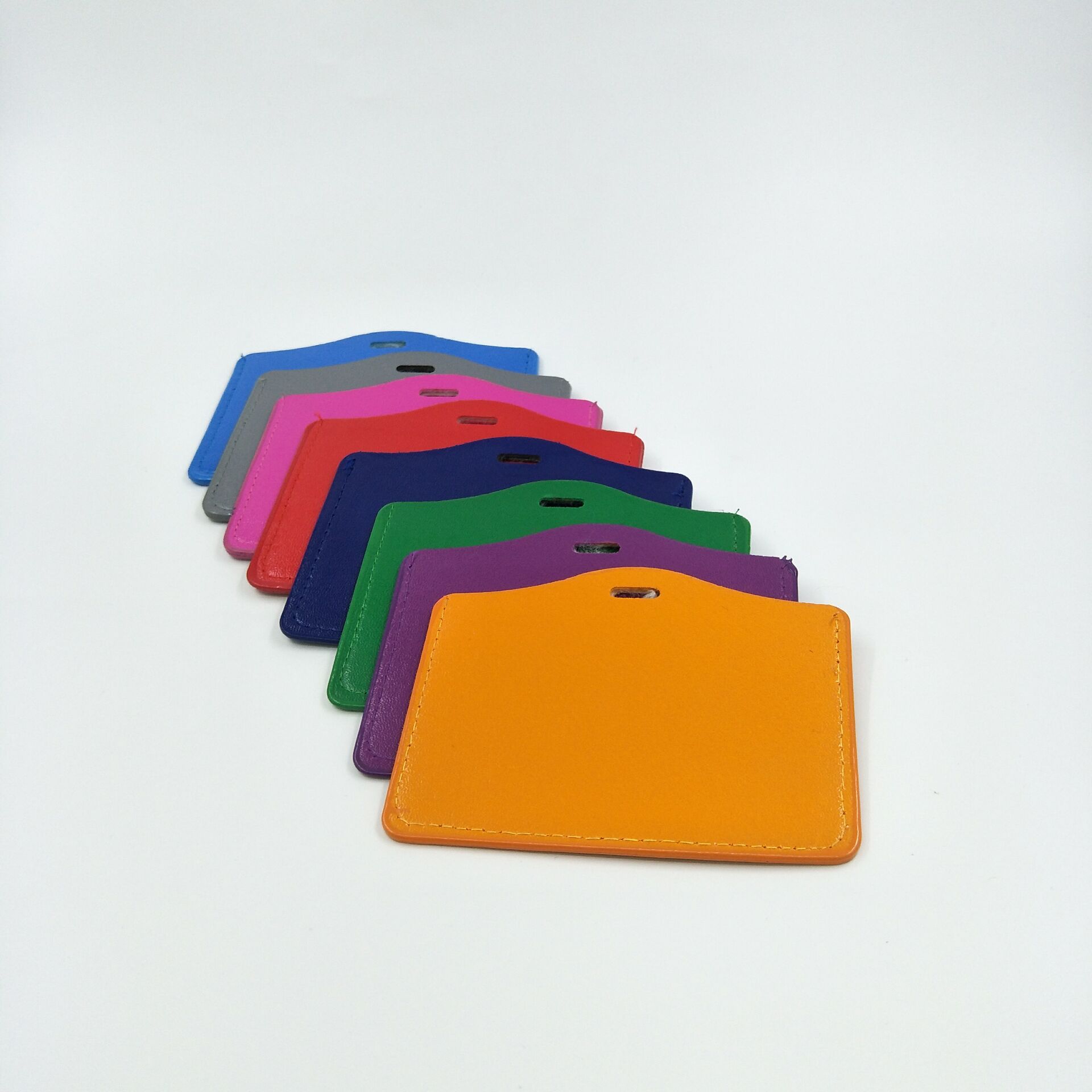 Color name card holders, work ID card holders, name card holders, PU card holders, pickup truck holders, multiple colors available details Picture